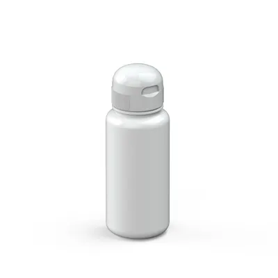 Produktbild von Trinkflasche "Sports" 400 ml - Auslaufsichere Tritan Trinkflasche für Kinder - ideal für Schule, Sport und Freizeit - Weiß