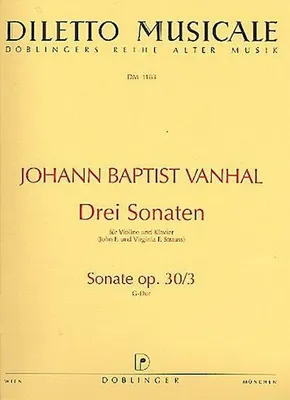 Produktbild von Sonate G-Dur op.30,3für Violine und Klavier