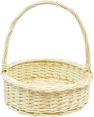 Zdjęcie produktu dla Kosz wiklinowy Marbella bielony 32 cm
