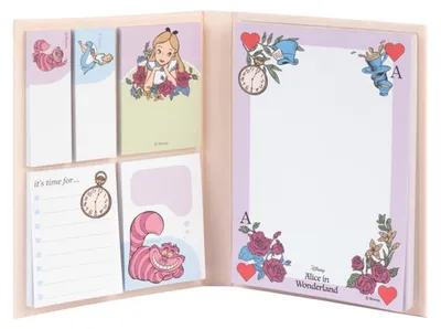 Produktbild von Disney Alice in Wonderlund Sticky notes Notizbuch