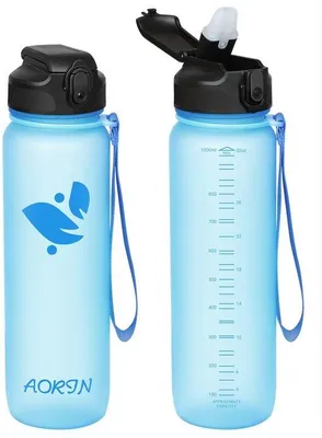Productafbeelding van Drinkfles met Rietje, 750 ml, BPA-vrij en Lekvrij
