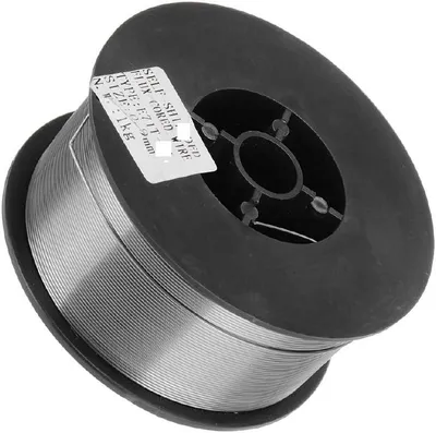 Imagen del producto de Alambre de soldadura MIG/MAG de 0,8 mm, tipo E71T-GS, con núcleo de fundente, en rollo de 1 kg, para soldadura sin gas