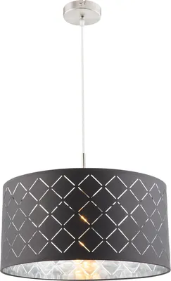 Produktbild von Globo Lighting Hängeleuchte Metall Nickel matt, 1x E27