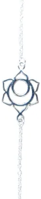Produktbild von Armband "Svadistanam Chakra" 1,4cm Silber 925 mit 20cm Silberkette