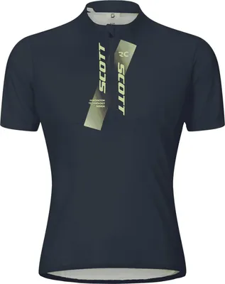 Produktbild von Scott Junior Kurzarmtrikot dark blue/acid yellow L (152)