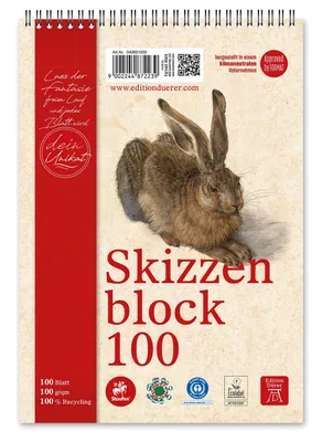Productafbeelding van Edition DÜRER® 040901000 Schetsblok - A5, 100 g/m², 100 bladen