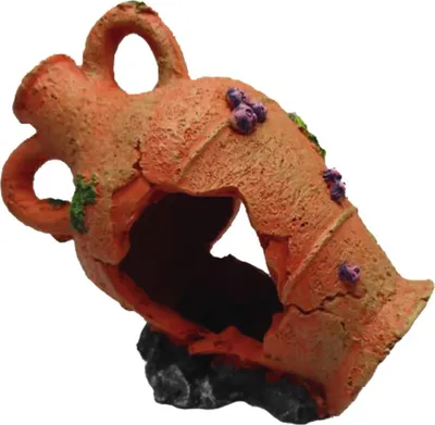 Produktbild von Aquariumdekoration Krug 16,5 x 9,5 x 13,5 cm toxinfrei für Süß- und Salzwasser