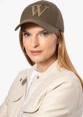 Produktbild von Wittchen Herren-Baseballkappe aus Baumwolle, Uni, Khaki, Khaki, Baumwolle