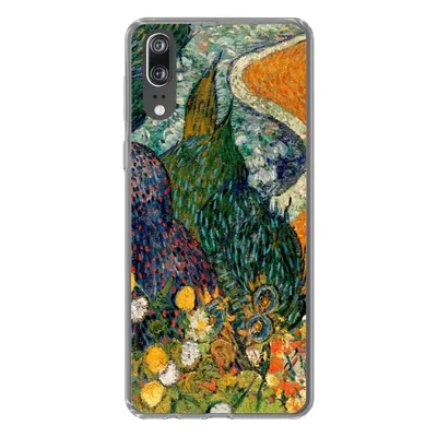 Produktbild von MuchoWow® Handyhülle Schutzhülle Hülle für Huawei P20 Erinnerungen an den Garten von Etten - Vincent van Gogh Silikon Softcase Handy Hülle - Hardcover