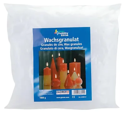 Obrázok produktu pre Vosk na tvarovanie sviečok, parafín, 1000g vrecko