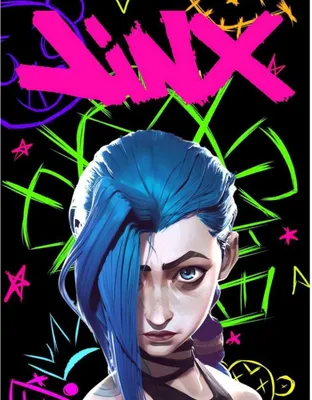 Produktbild von Gemälde nach Nummer Arcane Jinx Portrait 40x50 cm