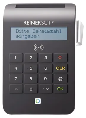 Zdjęcie produktu dla Reiner SCT cyberJack RFID komfort, 145 g, 0 - 50 °C, -10 - 50%, 205 mm, 152 mm, 50 mm