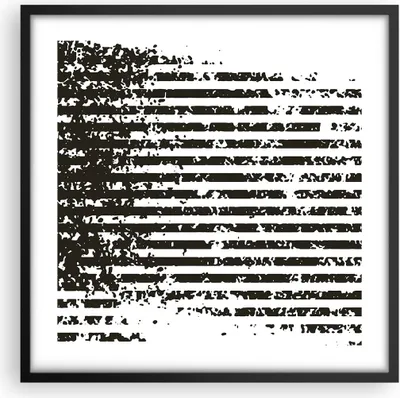 Produktbild von Gerahmtes Poster - Schwarzer Rahmen - Abstraktion Schwarz Gürtel - 50x50 cm - Wand Bild - Wanddeko - Wandbilder - Kunstposter - Wandposter - Bilderrahmen - Bilder - Kunstdruck - P2BAC50x50-4855