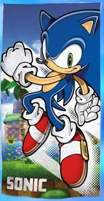 Obrázek produktu pro Sonic - Plážový ručník - Skok