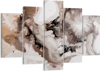 Produktbild von Bild auf Leinwand - Leinwandbild - Abstraktion modern - 150x100cm - Wand Bild - Wanddeko - Leinwanddruck - Bilder - Kunstdruck - Wanddekoration - Leinwand bilder - Wandkunst - EA150x100-4072