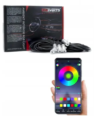 Obrázek produktu pro RGB LED optický kabel, délka 6 metrů, určený pro ambientní osvětlení