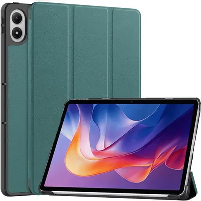Produktbild von Schutzhülle für Xiaomi Redmi Pad 2 Tasche Smart Cover Case Klapphülle Dunkelgrün