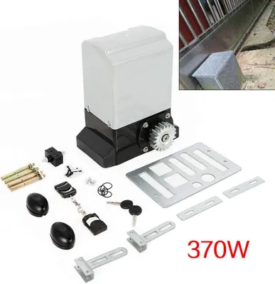 Image de Motorisation pour portail coulissant jusqu'à 600 kg  Motorisation pour portail  Portail coulissant  Système de portail  Porte de garage  Motorisation  Télécommande sans fil  Motorisation pour porte de garage
