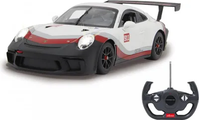 Imagen del producto de Porsche 911 GT3 Cup, escala 1:14, color blanco, frecuencia 27 MHz