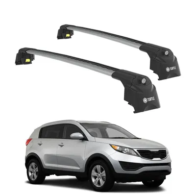 Obrázek produktu pro TURTLE STŘEŠNÍ NOSIČ AIR-2 , Silver KIA SPORTAGE SL 2010 - 2015 (SUV)