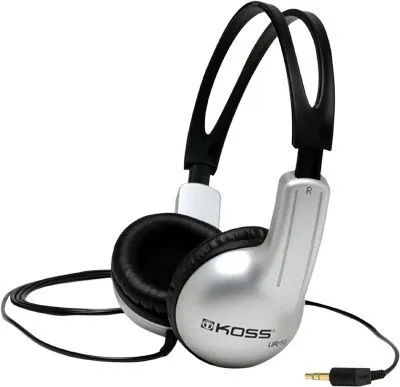 Produktbild von Koss UR/10, Kabelgebunden, 60 - 20000 Hz, Musik, Kopfhörer, Schwarz, Silber