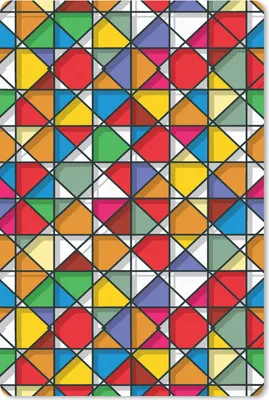 Produktbild von MuchoWow® Mauspad Mousepad Glas - Geometrie - Gestaltung 18x27 cm - Mousepads - Maus Mat - Pad - Mausunterlage