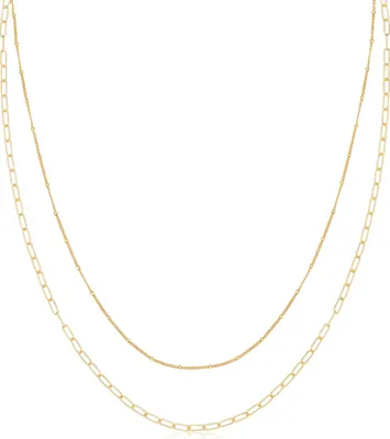 Produktbild von Edle 925 Sterling Silber Paperclip Damen - Halskette - 51cm, 6 Gramm; TRS36515