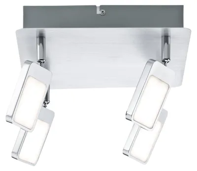 Imagen del producto de Foco Paulmann Mic, 4 unidades, 4,5W cada uno, color cromado, 230V, metal