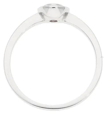 Produktbild von Ring Weißgold 333 Pinker Saphir und Zirkonia JL10-07-0998 JuwelmaLux Größe 54