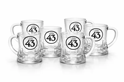 Produktbild von Licor 43 Cuarenta y Tres Shotgläser 6er Set – 2 cl Likör Gläser | Original 43er Schnapsgläser