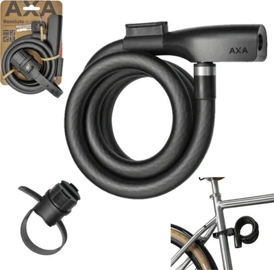 Produktbild von AXA Resolute 15-120 Fahrradschloss Fahrradkabel mit Schlüssel 120 cm/15 mm