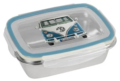 Zdjęcie produktu dla GEDA Brotdose VW Bulli Edelstahl blau 850ml 113947 4051112157317