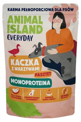 Zdjęcie produktu dla Animal Island Monoproteina Kaczka 300g Mokra Karma dla Psa