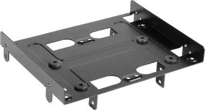 Immagine prodotto di Sharkoon 5.25″ BayExtension - Adattatore per alloggiamento unità - da 5,25″ a 3,5″ / 2,5″ (da 13,3 cm a 8,9/6,4 cm)