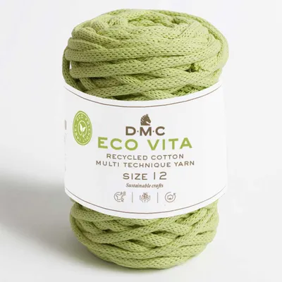 Produktbild von DMC Eco Vita-12 – recyceltes Baumwollgarn (4 mm) aus 80 % Baumwolle & 20 % Polyester (Color 84)