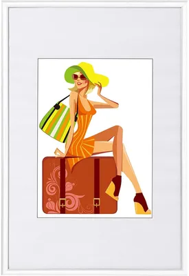 Immagine prodotto di Cornice in plastica | Bianca | 18x24 cm