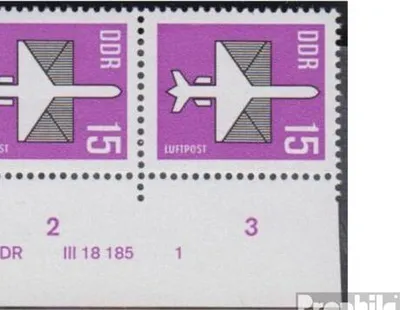 Produktbild von Briefmarken DDR 1987 Mi 3128DV-3129DV mit Druckvermerk (kompl.Ausg.) gestempelt Flugpost
