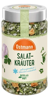 Zdjęcie produktu dla Ostmann zioła sałatkowe liofilizowane intensywne opakowanie 16g