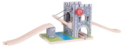 Produktbild von Bigjigs Holzschienen – Zugbrücke