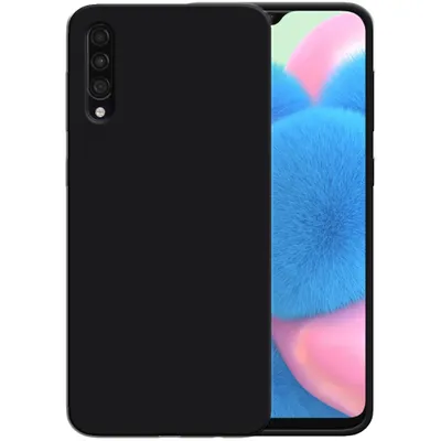 Obrázek produktu pro Smartphonica Silikonové pouzdro pro Samsung Galaxy A30s / A50 / A50s s měkkým vnitřkem - černé