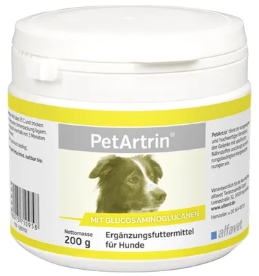 Produktbild von Alfavet PetArtrin 200 g | für Hunde | Unterstützung der Gelenkfunktion
