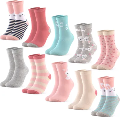 Produktbild von Occulto Jungen & Mädchen Motiv Socken 10er Pack (Modell: Fantasia)