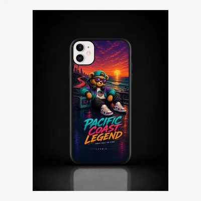 Produktbild von iPhone 11 Hülle Handyhülle Schutzhülle Case mit Pazifikküste Motiv – LUNØIR ©