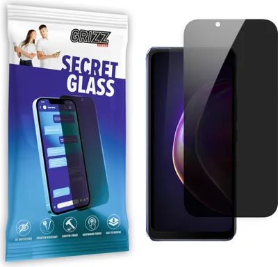 Zdjęcie produktu dla Ochraniacz ekranu GrizzGlass SecretGlass Privacy do Vivo V21 - Czarny
