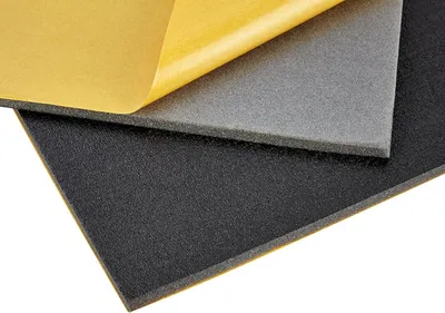 Produktbild von Selbstklebende Dämmschaummatte in Schwarz, verschiedene Größen verfügbar (200x500x10mm)