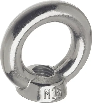 Produktbild von Ringmutter (Ösenmutter) mit metrischem Gewinde ø M 8 mm Ringmutter Edelstahl A4