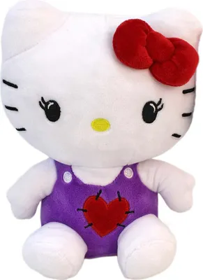 Produktbild von Plüsch Hello Kitty Halloween mit Herz - ca. 25 cm