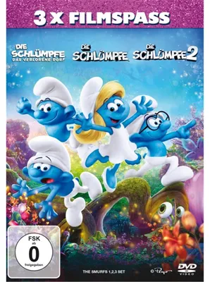 Zdjęcie produktu dla Die Schlümpfe 1 + 2 + Das verlorene Dorf