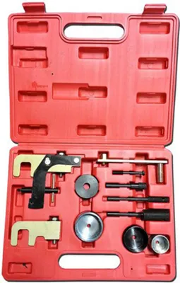 Immagine prodotto di Kit messa in fase motori, attrezzi per il bloccaggio della cinghia di distribuzione dell'albero a camme del motore, compatibile con Opel Dacia Renault Nissan