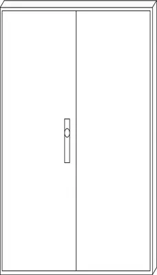 Image de Boîtier vide f-tronic ZA144, IP31, H = 1 400 mm, L = 1 050 mm 7120519